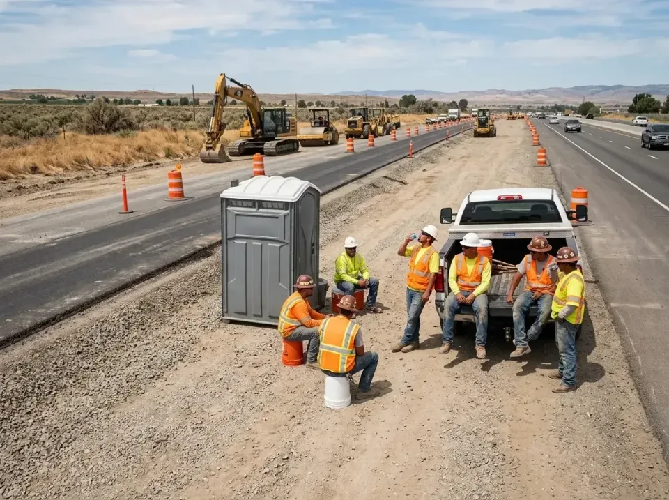 highway-road-construction-crew-007 — frequently asked questions, Porta Potty and Restroom Rentals in Nice, CA